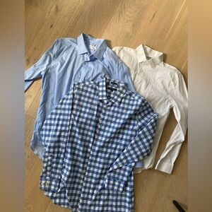 Lot men’s dress shirts Banana Republic Gap Express large